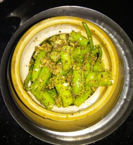 Green chilly Pickle _ Winter Special Recipe